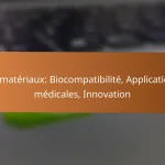 Biomatériaux: Biocompatibilité, Applications médicales, Innovation