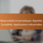 Bioprocédés Enzymatiques: Rapidité, Durabilité, Applications industrielles