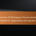 Impression 3D Biologique: Personnalisation, Rapidité, Applications chirurgicales