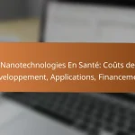Nanotechnologies En Santé: Coûts de développement, Applications, Financement